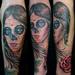 Tattoos - Day of the Dead Woman Rose - 61646